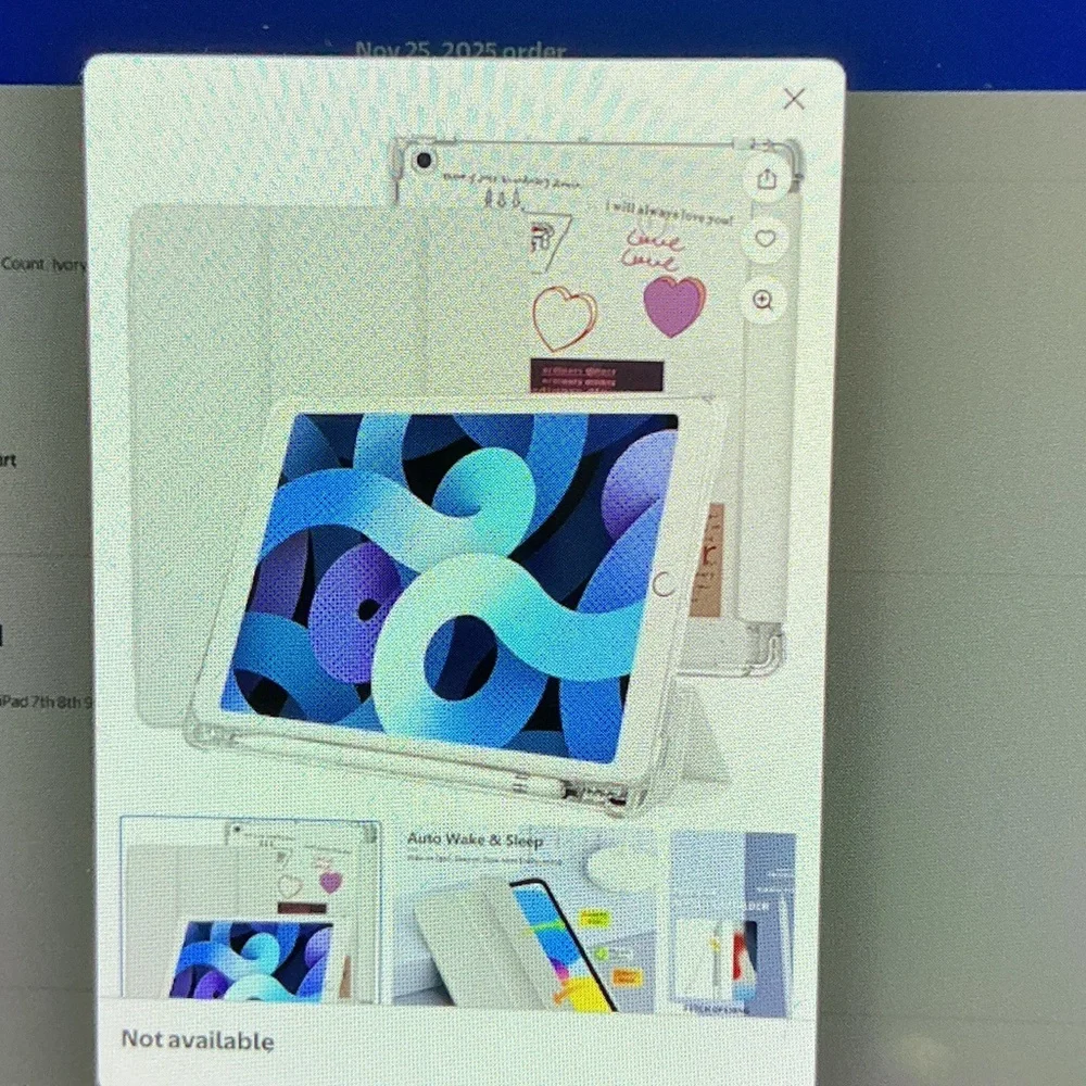 White Tablet Case